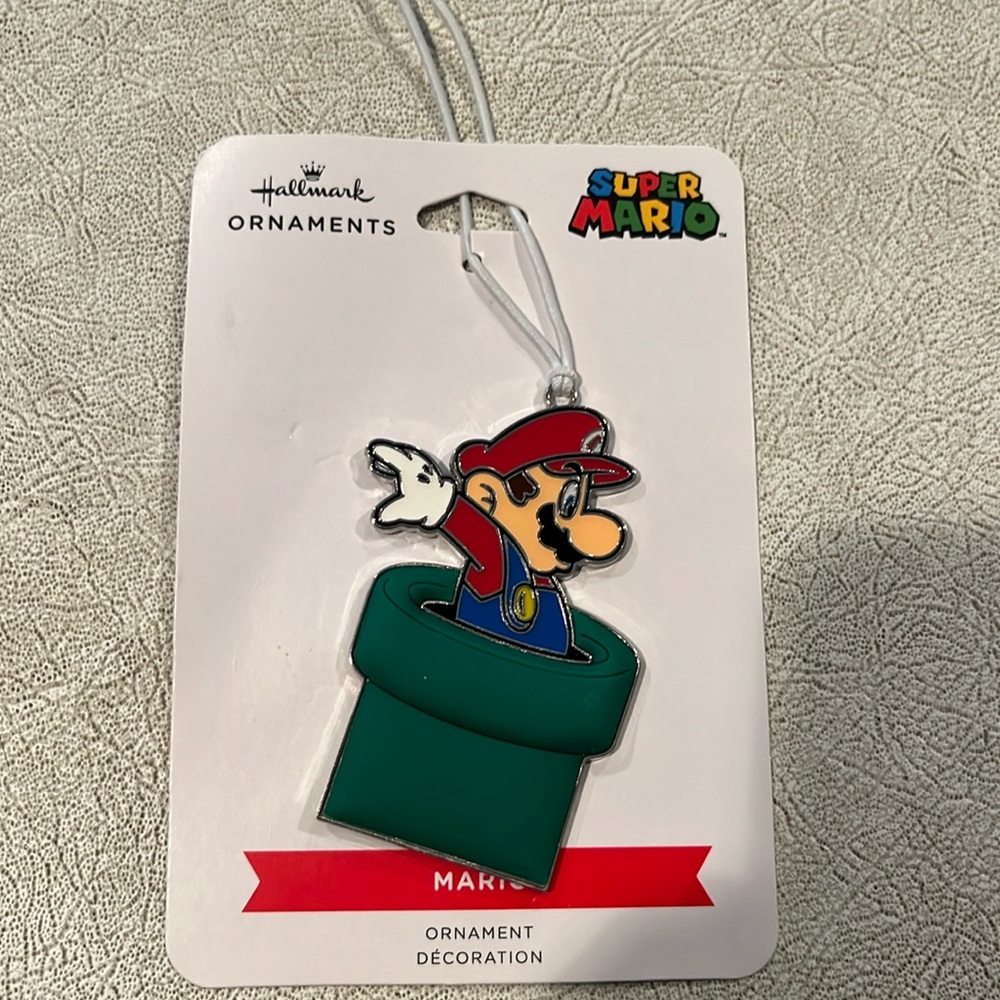 Hallmark super Mario ornament brand new